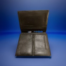 John Rocha Genuine Trifold Black Wallet