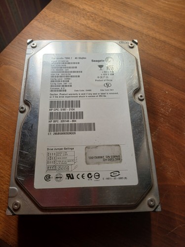 Seagate 40gb hdd hard disk - hdd,