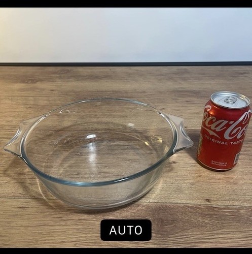 Clear glass casserole dish - clear,