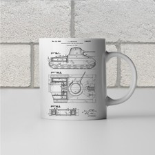 WW2 Tank Patent Mug World War