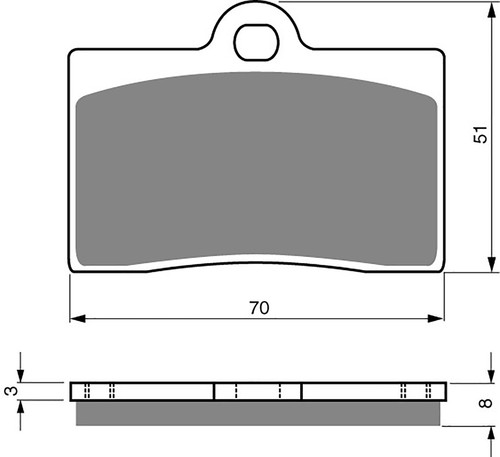 Brake disc pads rear - disc,