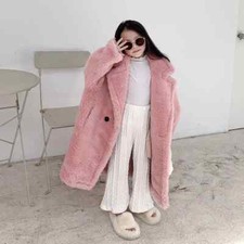 Winter Kids Girls Faux Fur