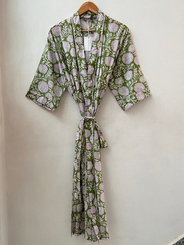 Indian green floral - floral, print