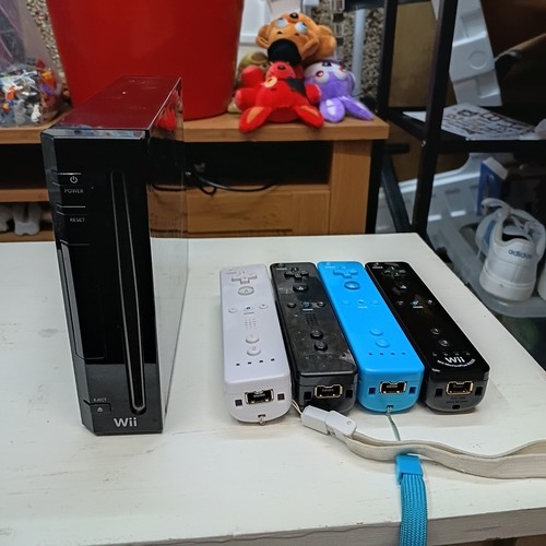 Nintendo wii black - nintendo, console