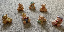 Cute Creations Bear Ornaments-Emily, James, Thomas, Hannah, Abby, Elliot & Gemma