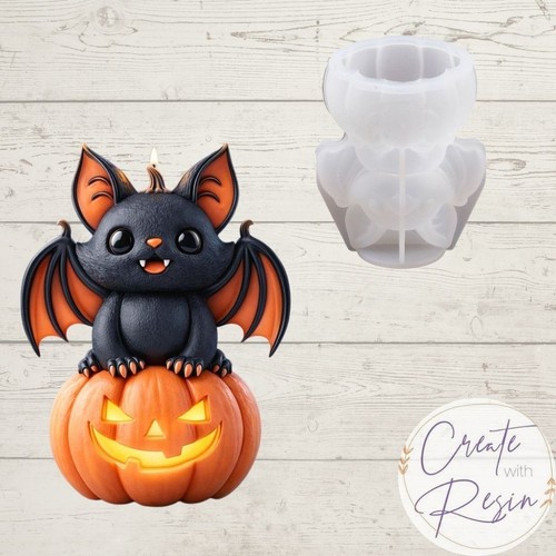 Halloween bat pumpkin - halloween,