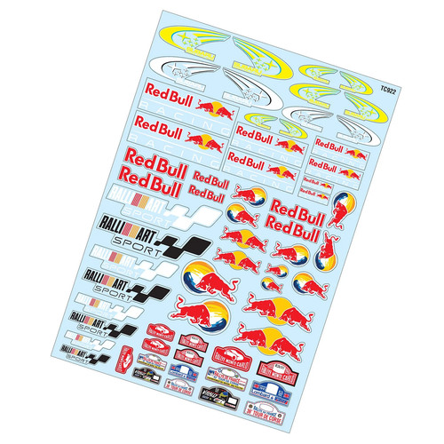 Tc922 rally art sticker - rally,