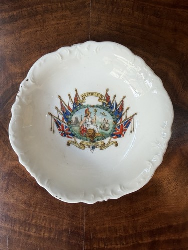 Antique cauldon china pin dish - cauldon,