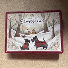 EMPTY Tin Scottish Shortbread biscuits 500g Scottish Terrior & tartan Used 