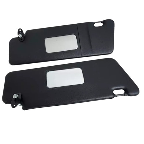 Black sun visors with - black, mirror