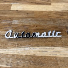 Classic Car Badge/ Emblem/ Logo. ' Automatic ' Riley? Dry stored since early 80s