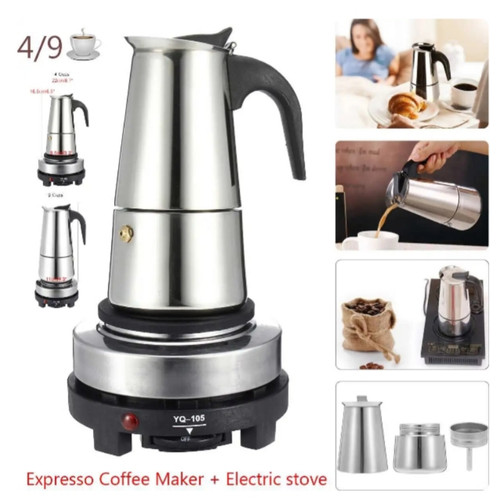 Stainless steel espresso latte - steel,