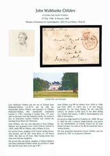 JJ-GB Free Front 1837 signed JW Childers, MP Cambridgeshire & Malton