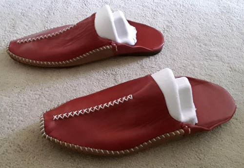 Moroccan leather mules - moroccan, /