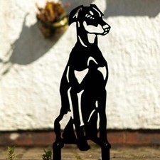 Lurcher Dog Statue Garden Ornaments Home Decoration Themed Figurine Gifts Items