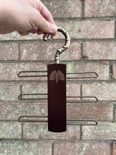 Raffles Hotel Tie Hanger Premium Handmade Luxury Hanger Dark Brown