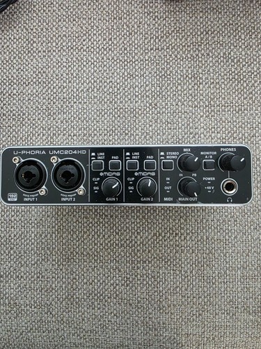 Umc204hd behringer 2x4 - umc204hd,