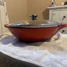Le Creuset Cast Iron Wok &
