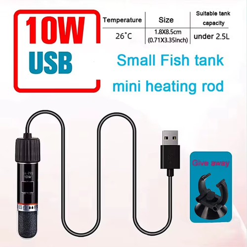 Mini usb aquarium heating rod - mini,