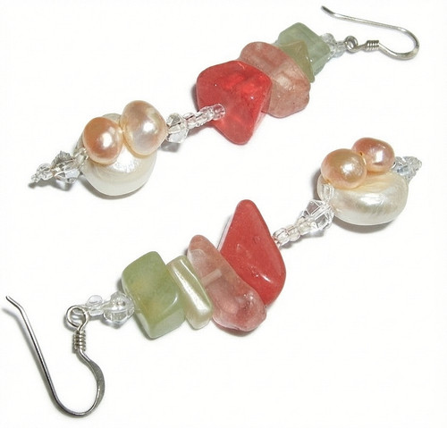 Real mabe frw pearls - ,, cherry