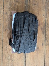 30m x Black press stud snap button tape 18mm wide