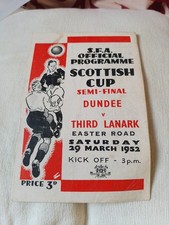 Dundee V Third Lanark Scottish