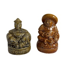 Tea & Coffee Caddies - Sadler - Novelty Large Storage Jars - Vintage 1960s