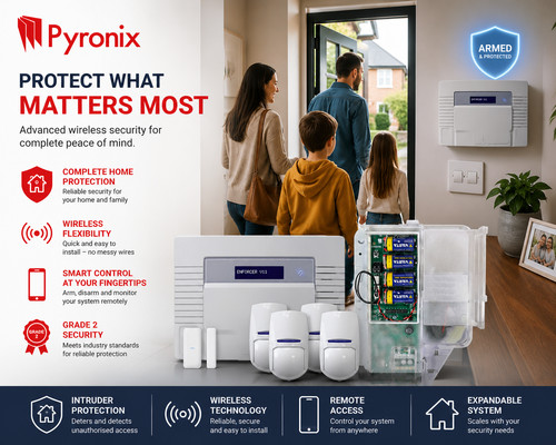 Pyronix wireless burglar alarm - wireless,