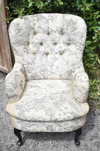 Vintage wingback armchair - wingback,