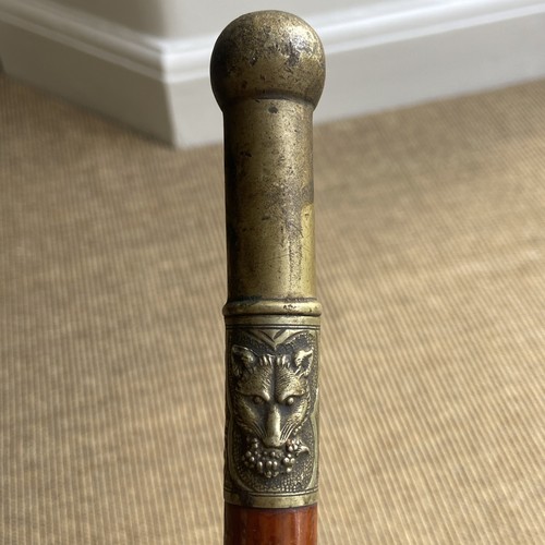 Brass handle riding crop - riding, with