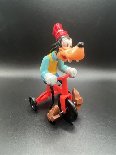 Vtg disney goofy push - toy, on