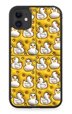 Inflatable Rubber Duck Design Print Rubber Phone Case Ducks Yellow Novelty CF97