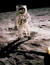 Buzz Aldrin on the Moon 10x8