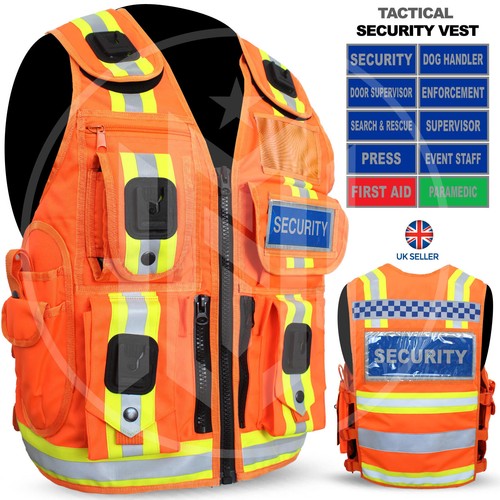 Viz security vest dog - hi,