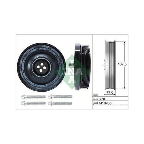 544 0137 ina - belt, pulley