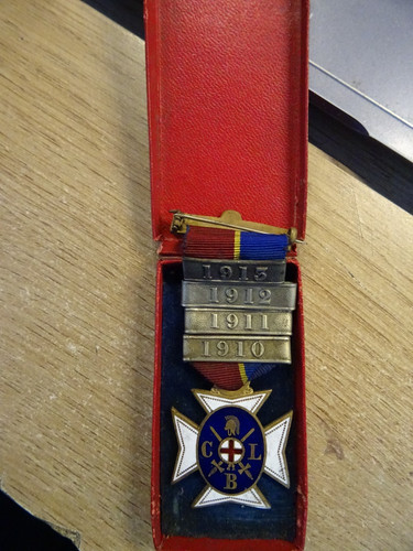 Church lads brigade medal - church, with