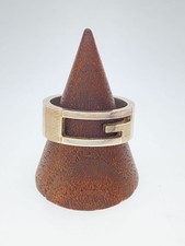GUCCI Ring Silver Size 18 Mens