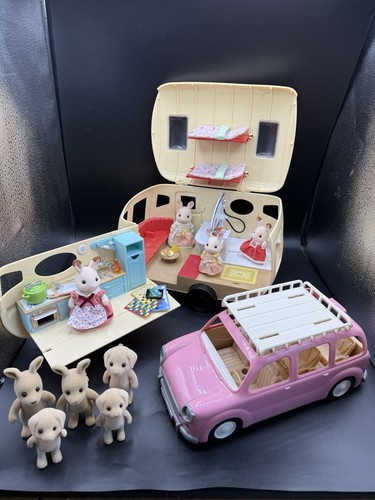 Sylvanian families pink picnic - families,