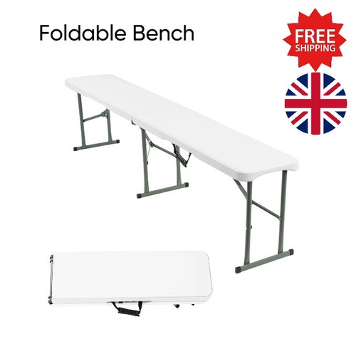 Portable 6ft folding bench - 6ft,