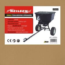 250LB Spreader Seeder Tow Behind Garden Grass Soil Fertilizer Feeder Hopper 2213