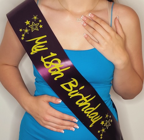 Personalized birthday sash - personalized,