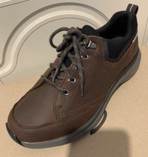 Clarks Wave2.0 Vibe Brown Oily Leather Men's Shoes Size UK 7.5 H EU 41.5