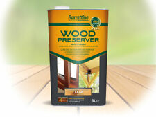 BARRETTINE WOOD PRESERVER 1LTR/5LTR VARIOUS COLOURS LONG LASTING PROTECTION 