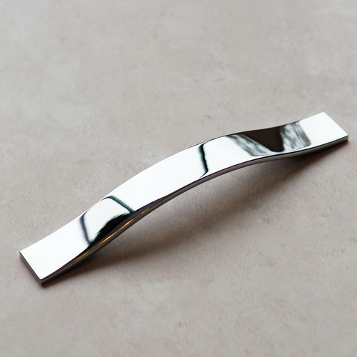 Chrome kitchen cupboard handle - kitchen,