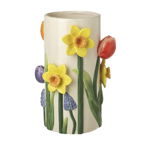 Daffodil tulip vase ripple - tulip, vase,