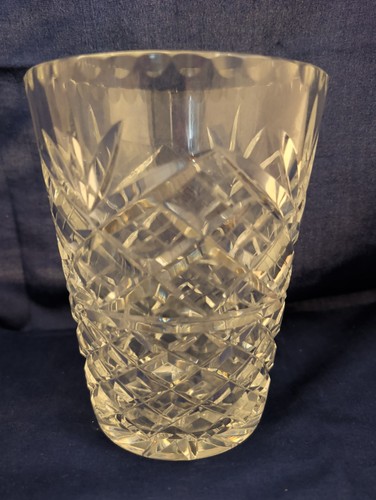 Large lead crystal vase - vase, 6.5"