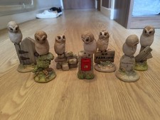 7 Teviotdale Owl Ornaments Collection Hand Made In Hawick Scotland Without Boxes