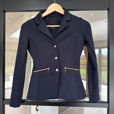 Equi Theme Girls Show Jacket - age 12 - Navy Blue
