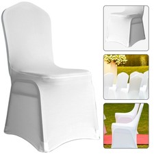 Polyester Spandex White Chair