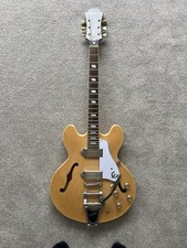 Epiphone Casino Natural Electric Guitar with Bigsby